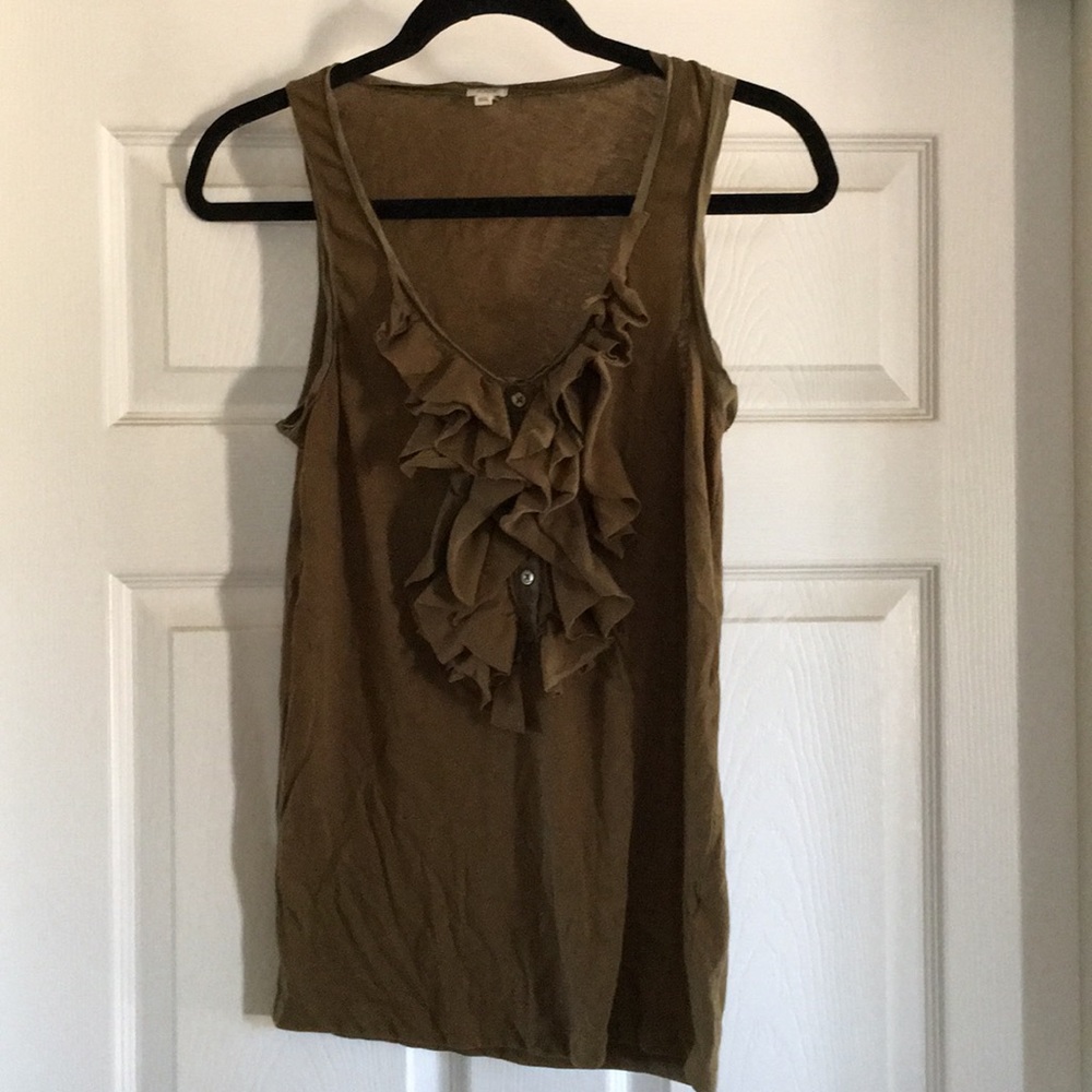 J. Crew ruffled tank